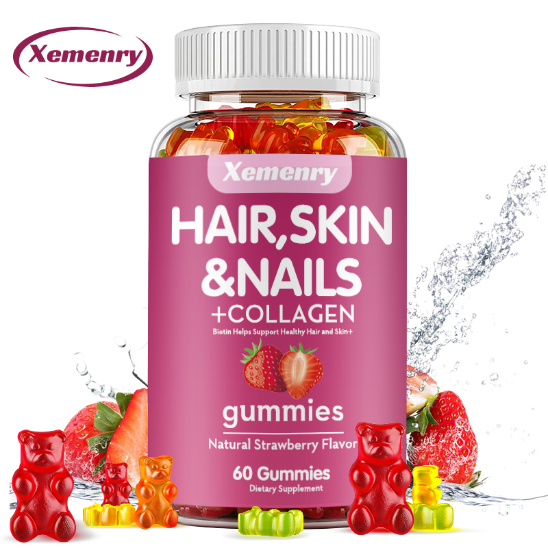 Biotin Hair Growth - Biotin & Vitamin Gummies sağlıklı saçlar,