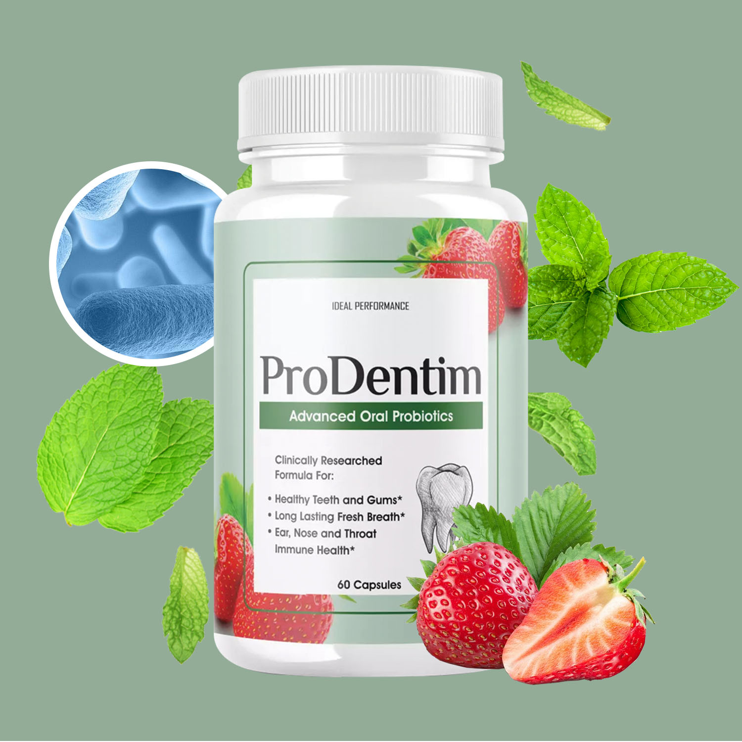 Digestive Enzyme Blend - Gelişmiş Ağız Probiyotikleri - Nefesi Tazeleştirir,