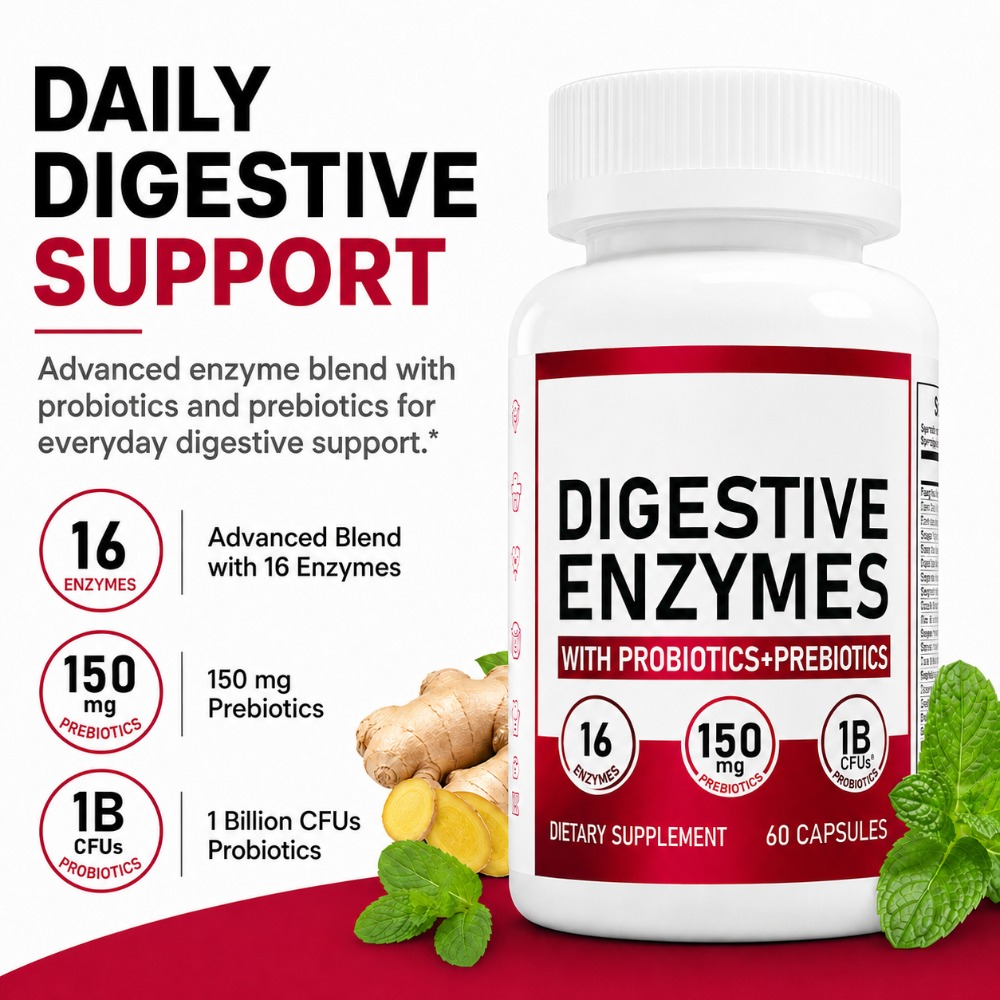 Digestive Enzyme Blend - Bağırsak Sağlığı için 1 Milyar CFU