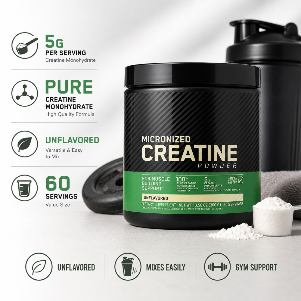 Nutrition Of Fitness - Kreatin Monohidrat Tozu 300g Güç ve
