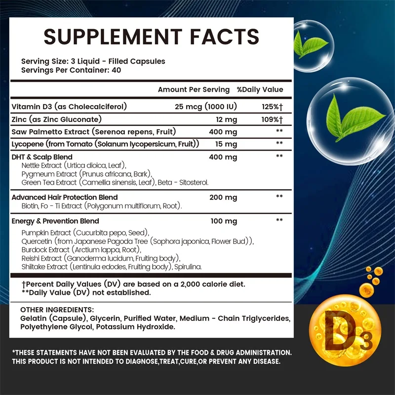 Erkekler için DHT Engelleyicil - Biotin Hair Growth incelemesi ve fiyatı