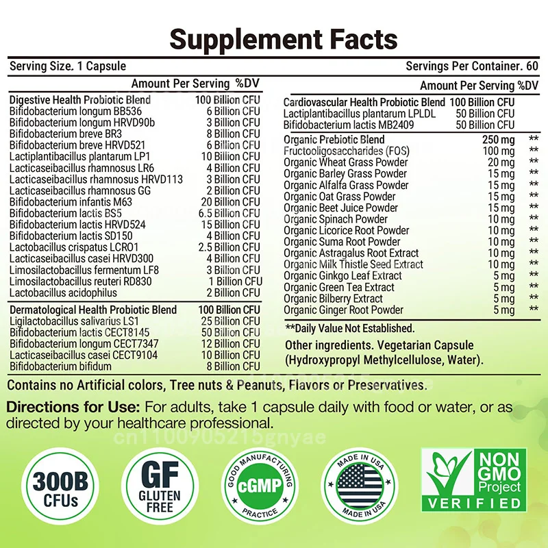 Kadınlar İçin Probiyotikler 10 - Digestive Enzyme Blend incelemesi ve fiyatı