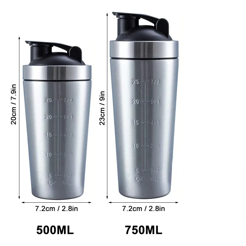 Paslanmaz Çelik Protein Shaker - Nutrition Of Fitness incelemesi ve fiyatı