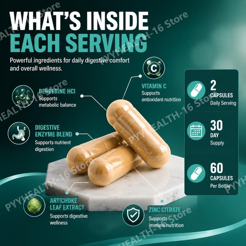 Berberin HCl Sindirim Enzimi K - Digestive Enzyme Blend incelemesi ve fiyatı
